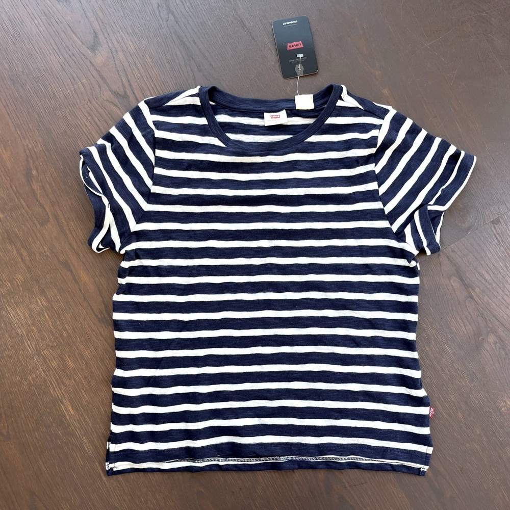 LEVI’S Striped Margot Short Sleeve T-Shirt Size S